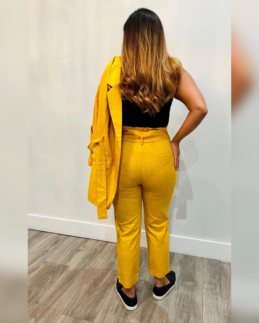 Linen Sun Flower Vest Top